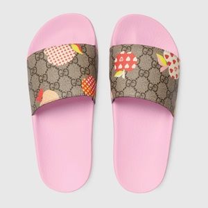 Gucci Les Pommes Slides